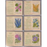 Tobacco silks, Wix, Kensitas Flowers, 1st Series (printed backs) (set, 60 silks) & 1st Series 'L'