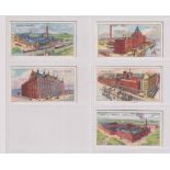 Cigarette cards, CWS, CWS Buildings & Works, five cards, CWS Cocoa Works, Luton, The CWS Flour