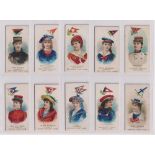 Cigarette cards, USA, Duke's, Yacht Colors of the World (set, 50 cards) (some slight faults, fair/