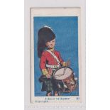 Cigarette card, McKinnell, The European War Series, type card, no 8, 'A Son of the Regiment' (one