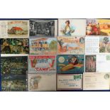Postcards, Advertising, a mixed selection of approx. 35 UK product advertising cars inc. J B