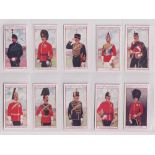 Cigarette cards, Cope's, Eminent British Regiments Officers' Uniforms (English, brown back) (set, 25