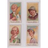 Cigarette cards, USA, Duke's Comic Characters, XL size, 4 type cards, On the dead quiet, No Flies on