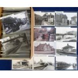 Postcards/photos, Rail, a selection of approx. 400 RP photos and postcards of UK station interiors