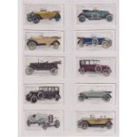 Cigarette & Trade Cards, Lambert & Butler Motor Cars A-series (green back) (set) and 2nd series (