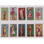 Cigarette cards, Canada, ITC (Canada), Beauties-Girls in Costume (set, 25 cards) (some slight edge