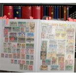 Stamps, collection of stamps housed in 16 stockbooks to include Spain, Belgium, Venezuela, Pakistan,