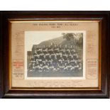 Rugby union, superb framed photograph of the New Zealand Rugby Team 'The All Blacks' 1924/25