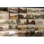 Postcards, a mixed UK topographical selection of approx. 80 cards with RP's of Coldbrook Bridge