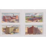 Cigarette cards, CWS, CWS Buildings & Works, four cards, CWS Soap Works, Dunston-on Tyne, CWS Tea
