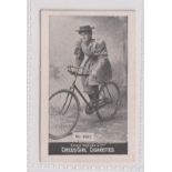Cigarette card, Cohen, Weenen & Co, Heroes of Sport, type card, Mrs Ward (Cyclist) (gd) (1)