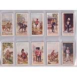 Trade cards, Cannings (Jams), Types of British Soldiers (set, 25 cards) (5 poor, rest mostly fair)