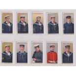 Cigarette cards, Smith's, Naval Dress & Badges (Non descriptive, multibacked) (set, 50 cards) (gd/