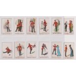 Cigarette cards, Faulkner's, Military Terms, 2nd Series (set, 12 cards) (some slight marks, gen