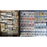 Trade cards, a collection of modern trade cards and reproduction sets of cigarette cards,