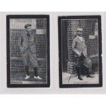 Cigarette cards, Smith's, Champions of Sport (Blue back), Golf, two cards, H.H. Hilton & H.