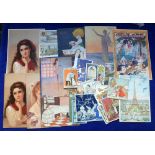 Ephemera, Trade cards / advertising, a collection of approx. 80 non insert cards, various shapes &