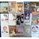 Postcards, Advertising, Household items and Food to include Ricqles, Hudson's Soap, Peak Freans (4),