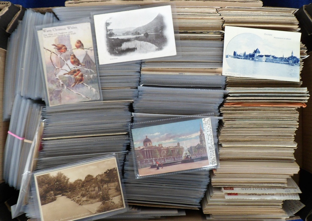 Postcards, a large quantity of approx. 2100 cards mostly UK & Foreign topographical, with a few