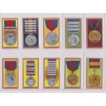 Cigarette cards, Smith's, Medals (Numbered, Imperial Tobacco Company, multi-backed) (set, 50