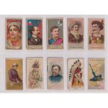 Cigarette cards, USA, 30 type cards, mostly Allen & Ginter & Duke's issues inc. Allen & Ginter
