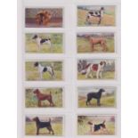 Cigarette cards, Lea, two sets, Dogs (1-25) & (26-50) (some with age toning, gd) (50)