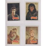 Trade cards, Topps, Planet of the Apes (set, 66 cards) (mostly gd/vg)