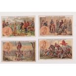 Trade cards, France, Guerin-Boutron, The History of France (set, 78 cards) (some age toning to