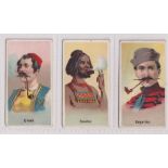 Cigarette cards, Canada, Dominion Tobacco Co., Montreal, Types of Smokers, three type cards, all