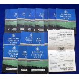 Football programmes, Reading FC, 1958/59, a collection of 28 home programmes inc. Arsenal Test,