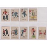 Cigarette cards, R. Mason & Co, Naval & Military Phrases (No border), 9 cards, Double,