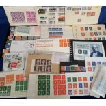 Stamps, collection of GB Wilding issues in blocks and singles together with other QEII stamps.