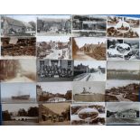 Postcards, a mainly mixed UK topographical collection of approx. 160 cards with good RP's of Bales