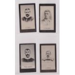 Cigarette cards, Smith's, Footballers (Brown back), four cards, nos 28 R. Walker & no 61 G. Hogg