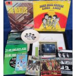 Vinyl Records & music memorabilia, The Beatles, seventeen 45rpm singles, 14 original issues and 3