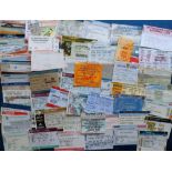 Football tickets, a collection of approx. 350 match tickets, mostly 1980's onwards, many different