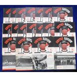 Football programmes, Manchester Utd, 18 different home programmes all from 1959/60 Season, most with
