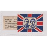 Trade card, Burdall's, single issue type, Coronation Buttonhole, unrecorded? (gd)