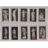 Cigarette cards, Hill's, Statuary, Set 2, (set, 30 cards) (gd)