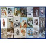 Postcards, a selection of approx. 60 artist signed UK topographical cards and approx. 100 cards of