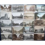 Postcards, a good Bedfordshire mix of approx. 70 cards, with RP's of The Rectory Campton, West St