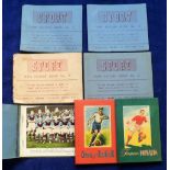 Trade cards, Sport, 5 Football Team Picture Booklets nos 1-5 each containing colour photographic