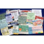 Football tickets, a collection of approx. 130 match tickets, 1970's onwards inc. Coca Cola Cup Final