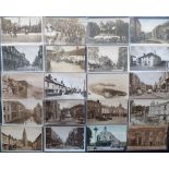 Postcards, a collection of approx. 100 cards of Devon, with RP's of Ilfracombe (blessing the