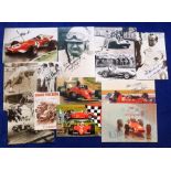 Autographs, Motor racing, Formula One, selection of signed photographs by various Formula One