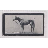 Cigarette card, Horseracing, P.J. Carroll, Derby Winners (Black back), type card, no 24, Aboyeur,