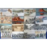 Postcards, Foreign, a collection of approx. 70 cards inc. coin card (Germany), Gruss Aus,