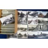 Postcards/photos, Rail, a selection of approx. 350 RP photos and postcards of UK station interiors