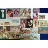 Postcards, Advertising, Household items, Food etc. to include Price's Battles (4), Pearks (4),