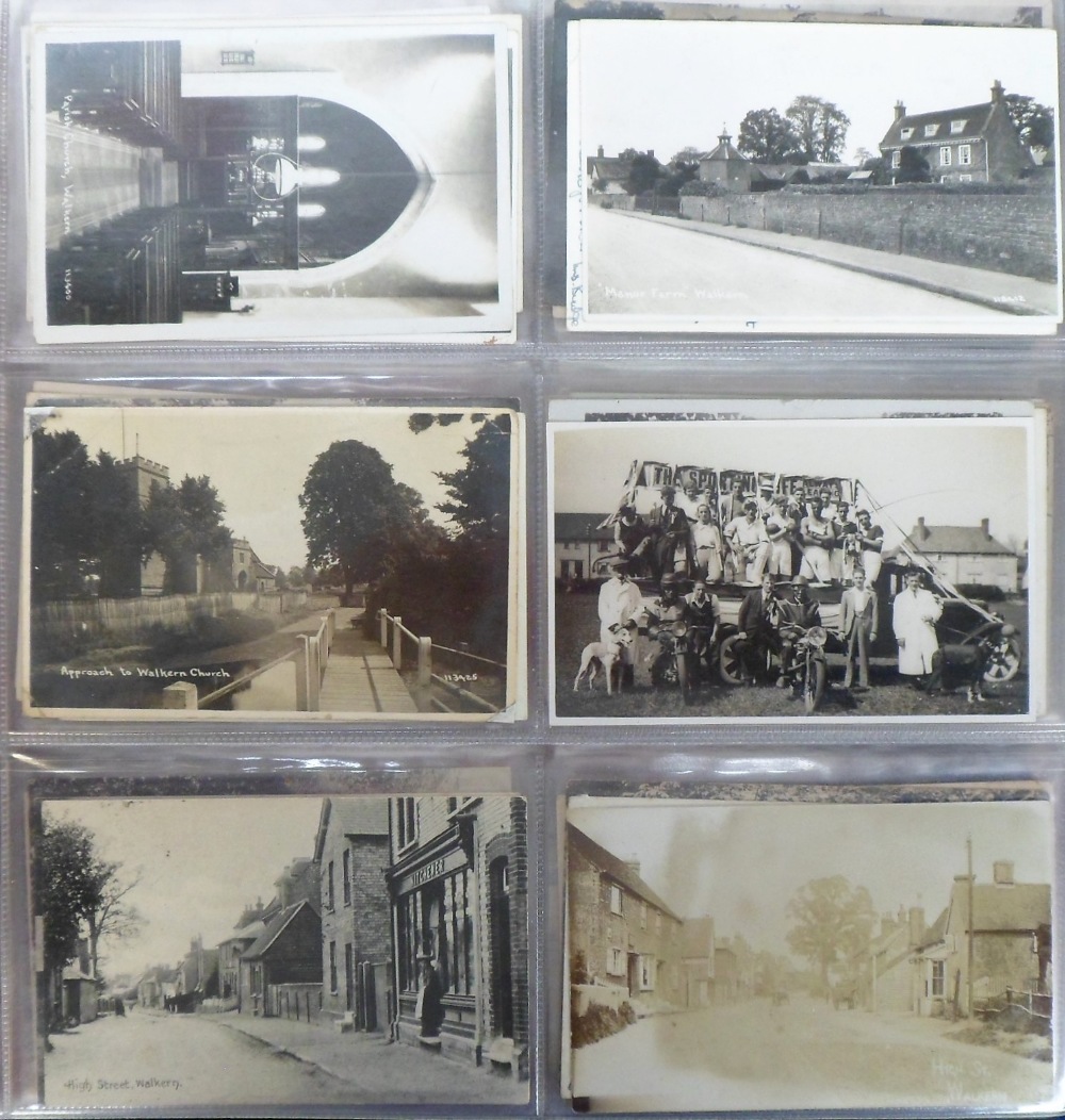 Postcards, a good collection of approx. 195 cards of Hertfordshire with a few Cambridge mainly RP' - Image 2 of 4